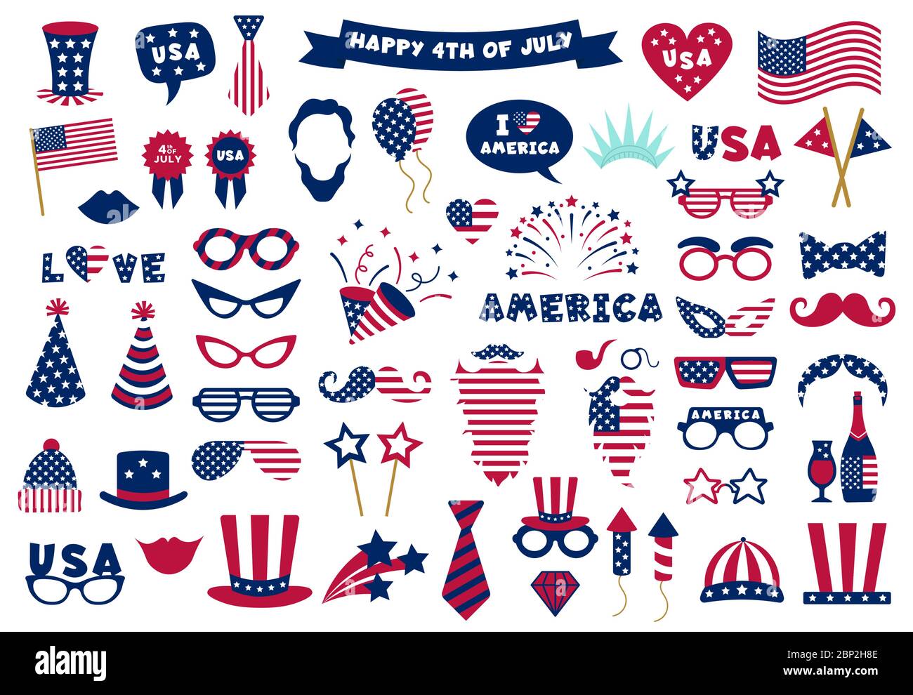 Usa photo booth props new arrivals