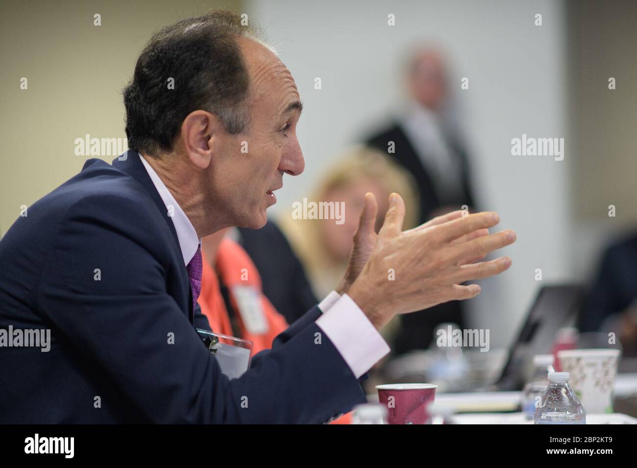 National Space Council Users Advisory Group Users Advisory Group Member Faith Ozmen Ceo Of The Sierra Nevada Corporation Is Seen Durring The First Meeting Of The National Space Council Users Advisory Group