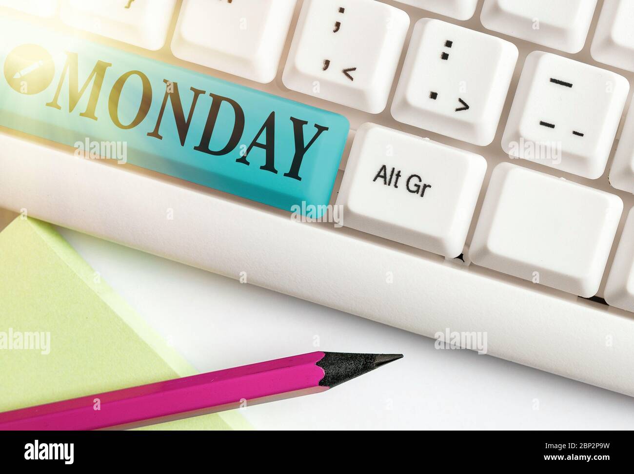 Conceptual hand writing showing Monday. Concept meaning the day of the ...