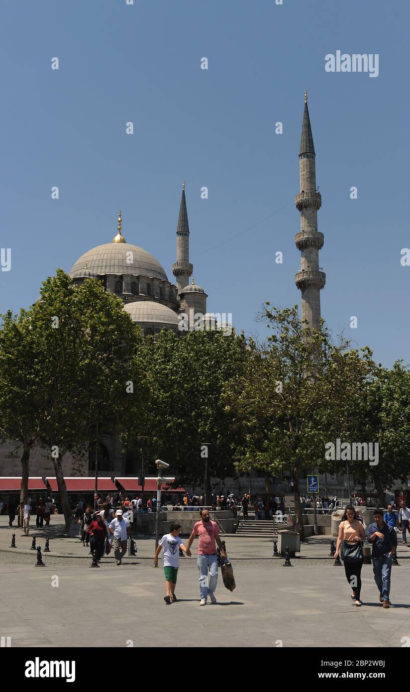 A view of the Blue Mosque, Istanbul, Turkey Stock Photo - Alamy