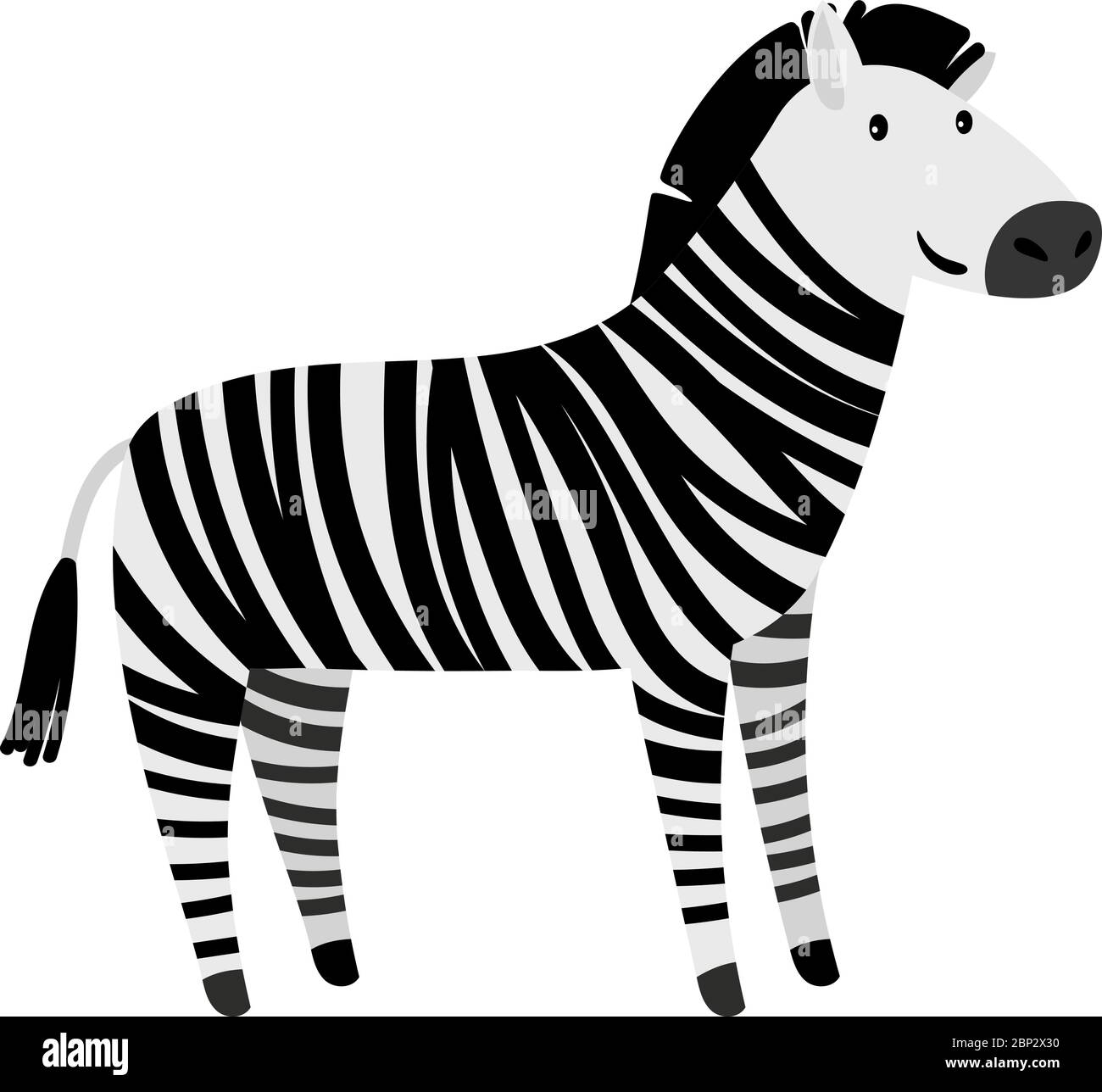Cute Zebra Clipart Black And White