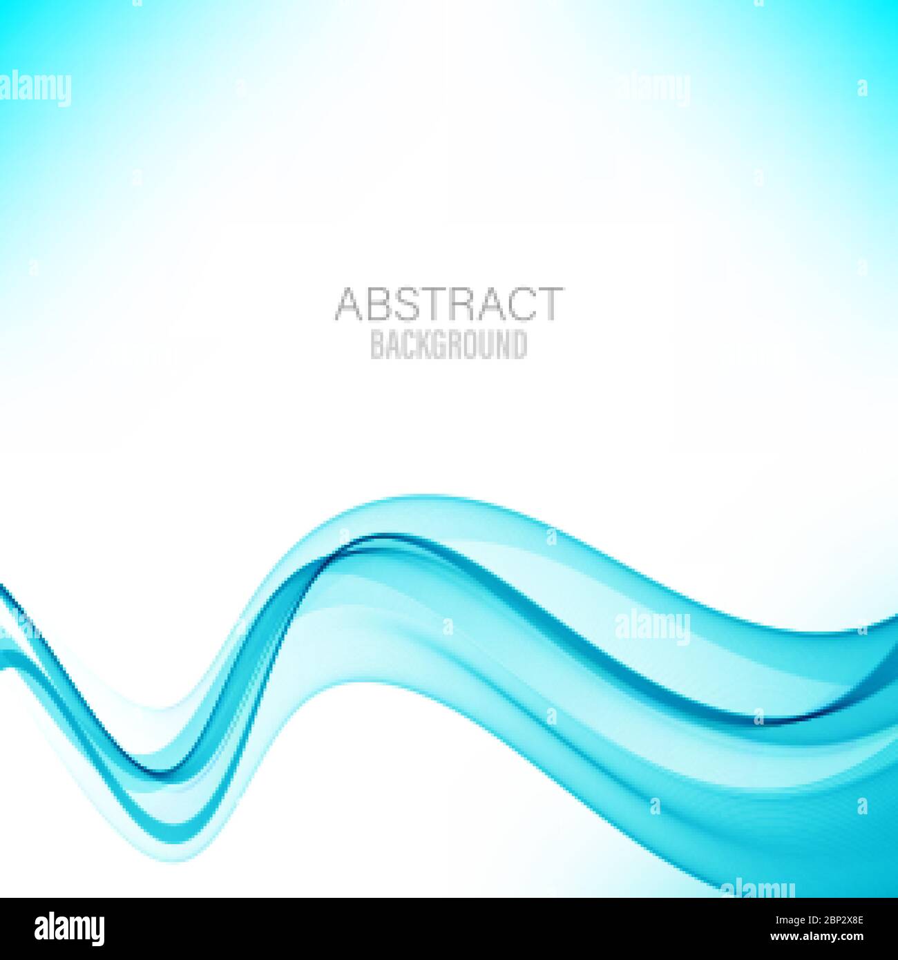 Blue abstract wave Abstract vector background wave Stock Vector