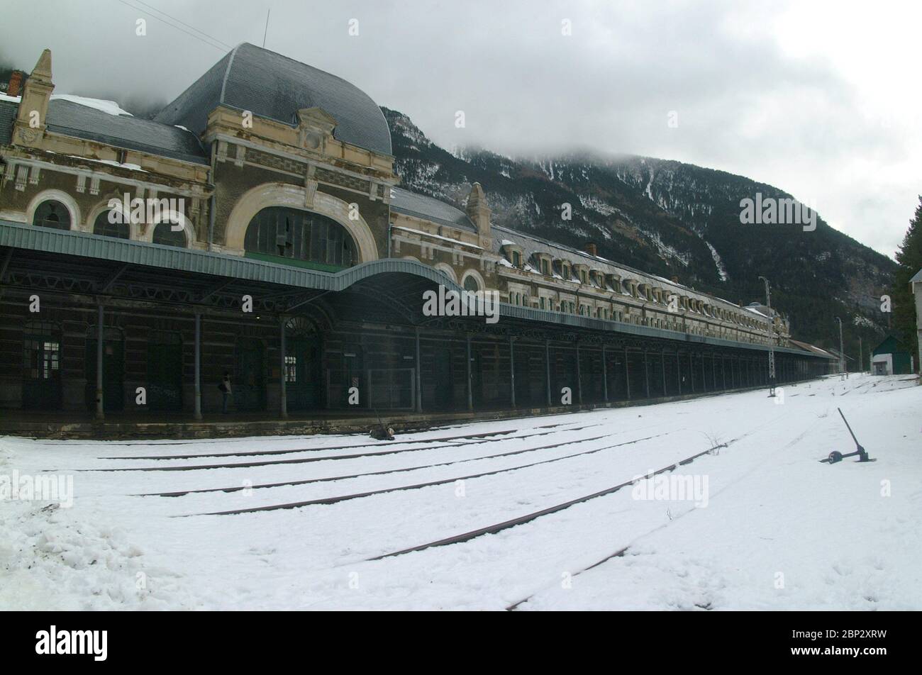 Canfranc international railway station Stock Photo Alamy