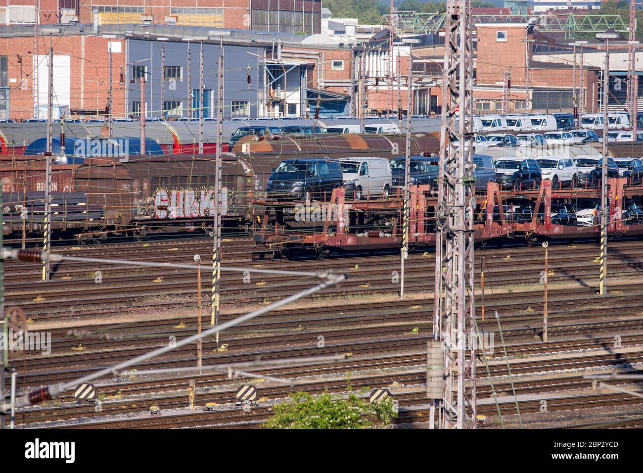 Osnabrueck, Germany May 17th, 2020: Symbols - 2020 The VW Plant In ...