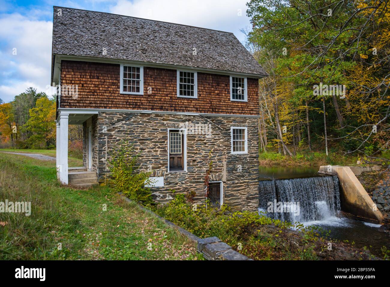 Blow-Me Down Mill, New Hampshire Stock Photo