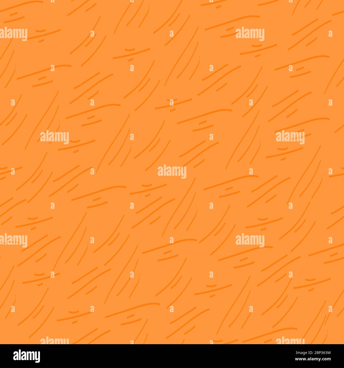 seamless pattern. dark orange sticks in a chaotic manner on an orange background Stock Vector