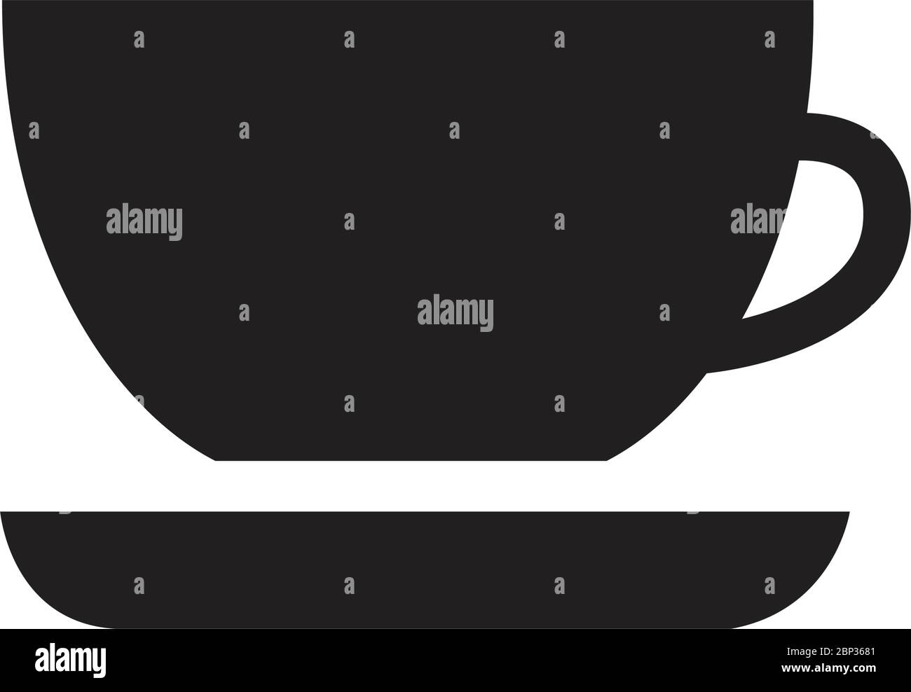 Coffee mug icon vector illustration hot drink tea isolated Stock Vector