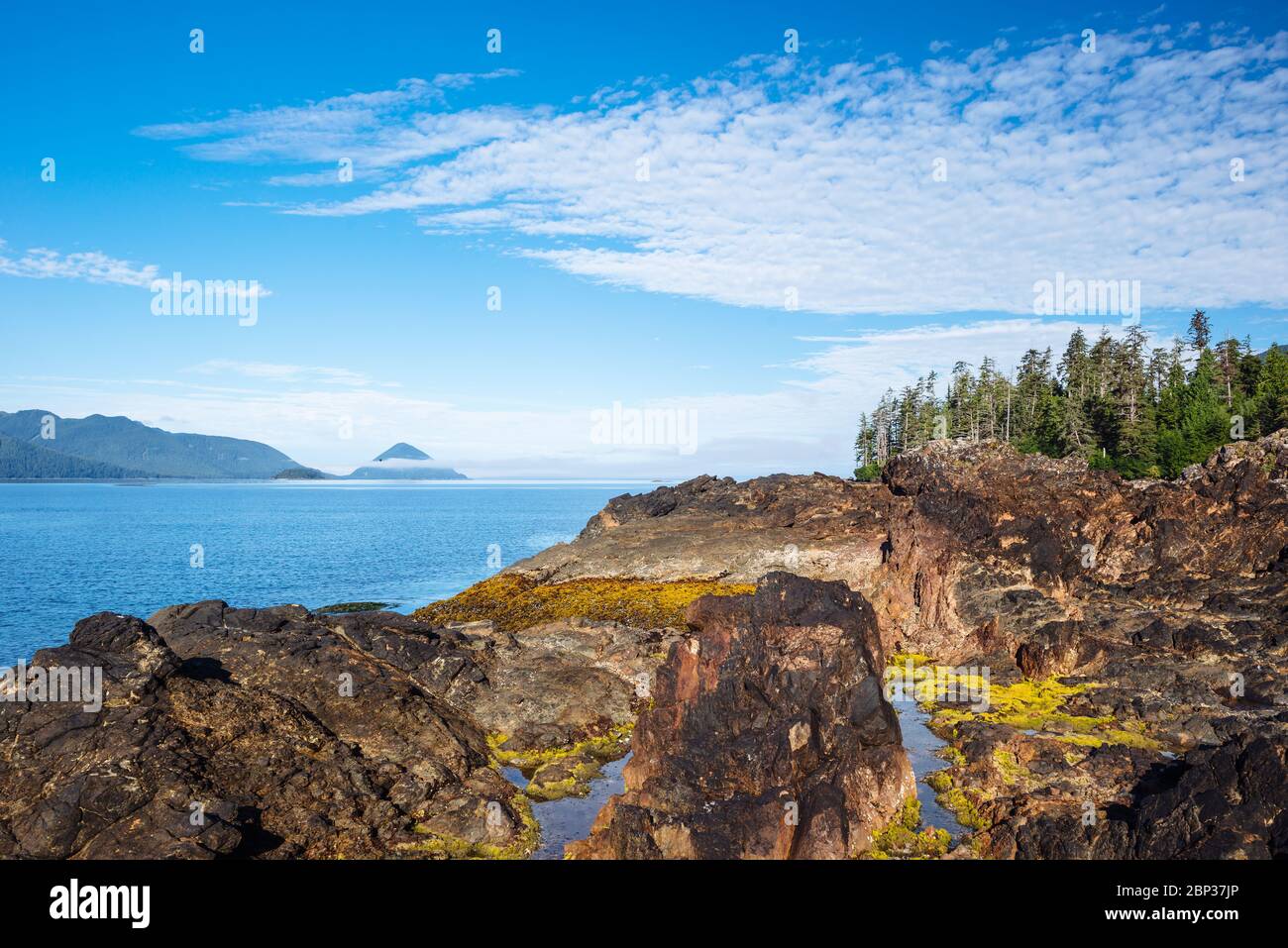 Rennell Sound, Haida Gwaii, British Columbia Stock Photo