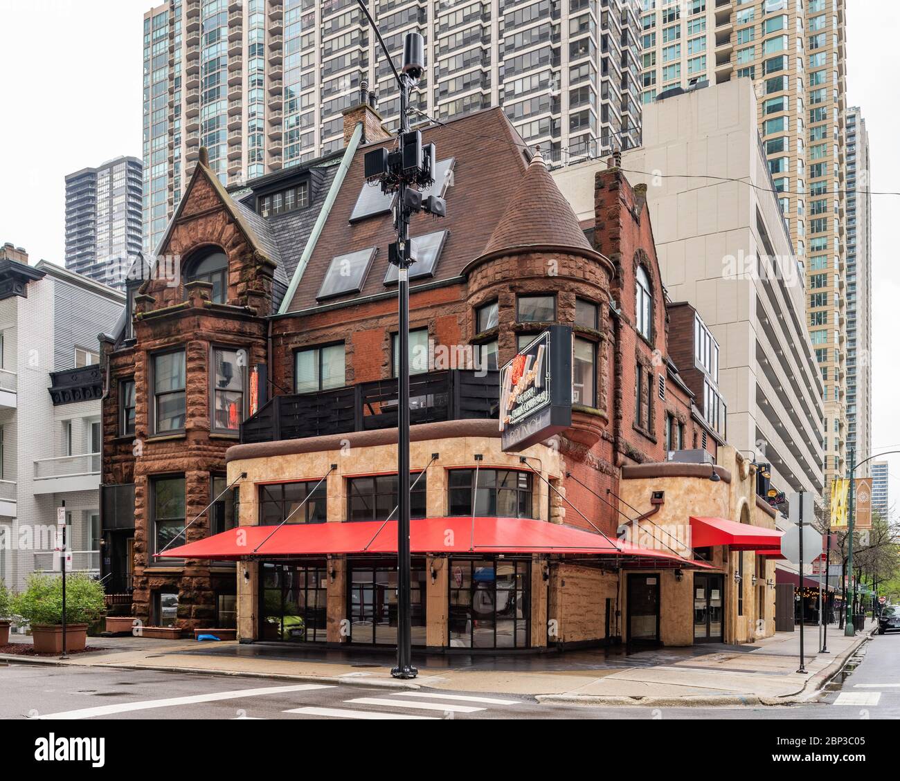 Commercial buildings in the River North neighborhood Stock Photo Alamy