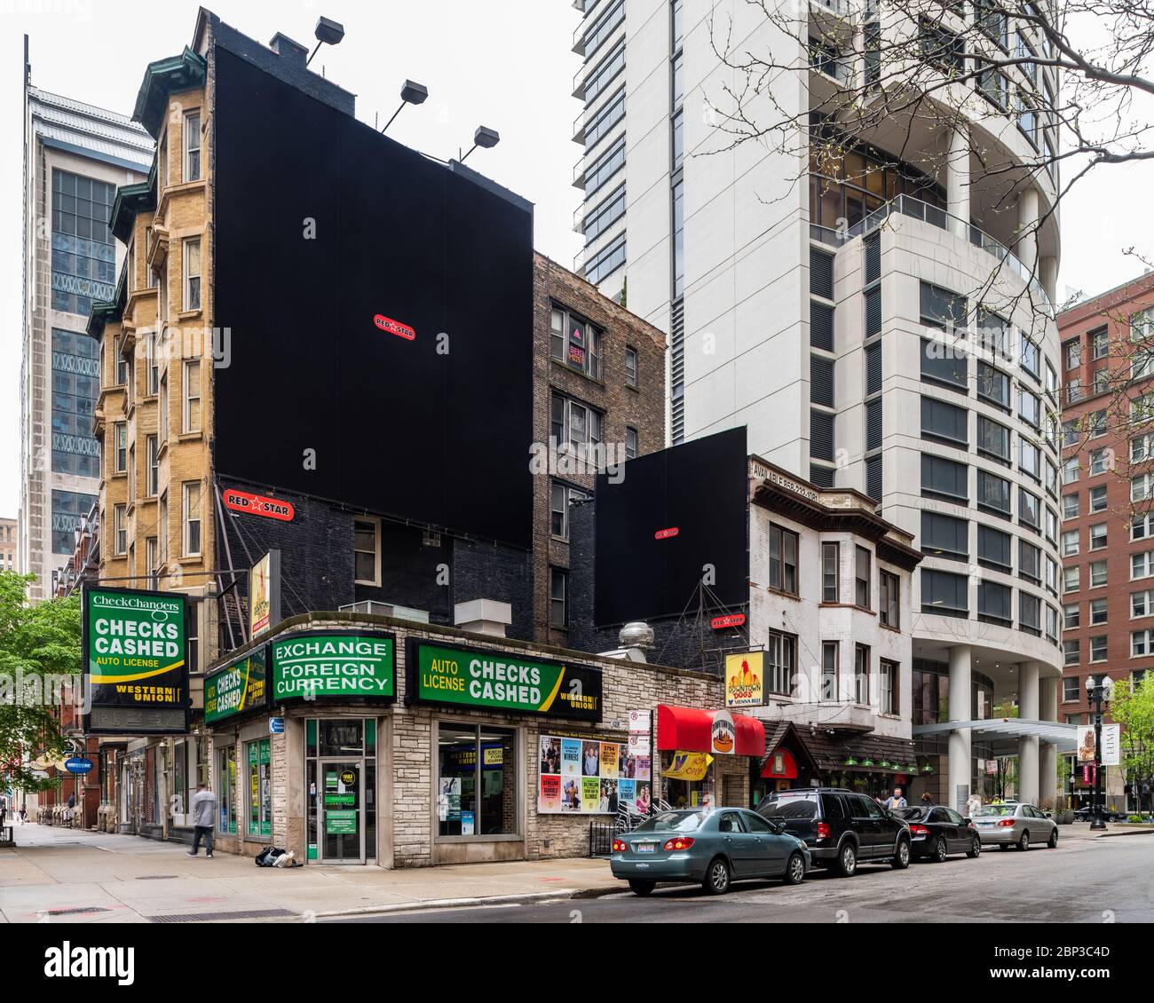 Commercial buildings in the River North neighborhood Stock Photo Alamy