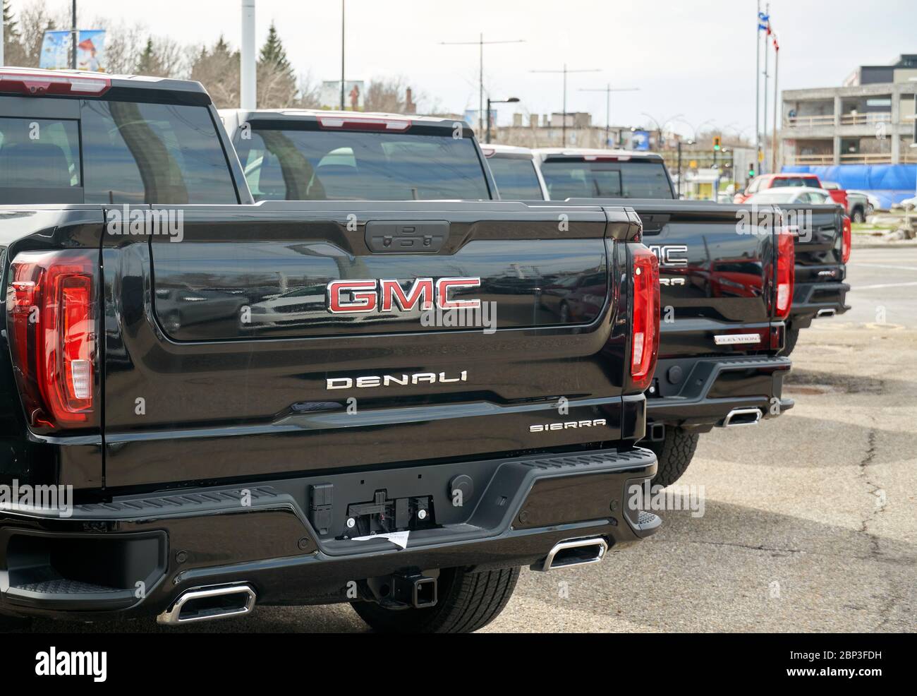 Montreal Canada May 2 2020 Gmc Denali Car And Logo General Motors Truck Company Formally The Gmc Is A Division Of The American Automobile Manuf Stock Photo Alamy