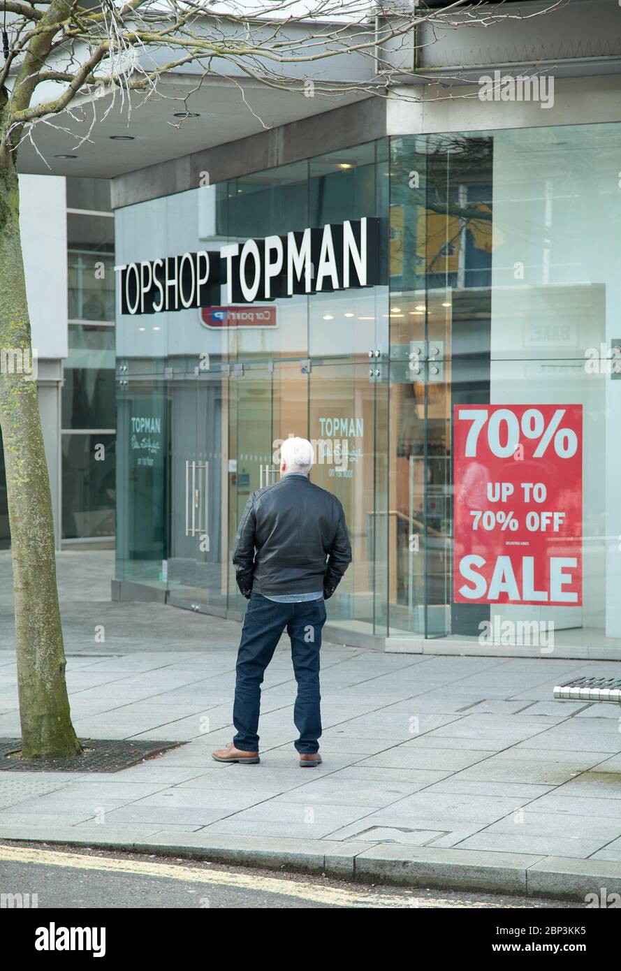 Top Man Top Shop Logos Stock Photo