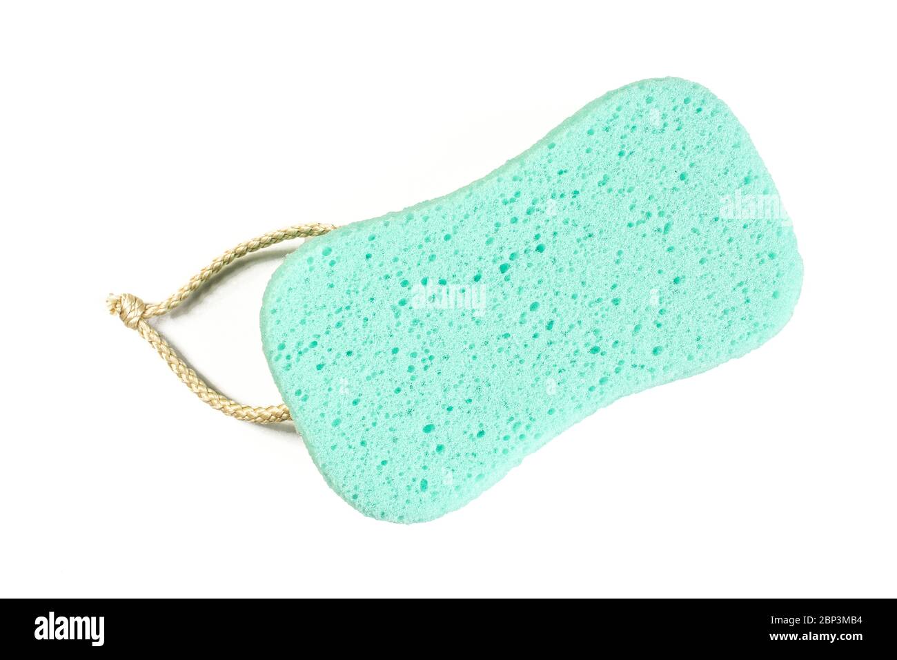 Sponge isolated on white background. Cleaning equipment Stock Photo - Alamy