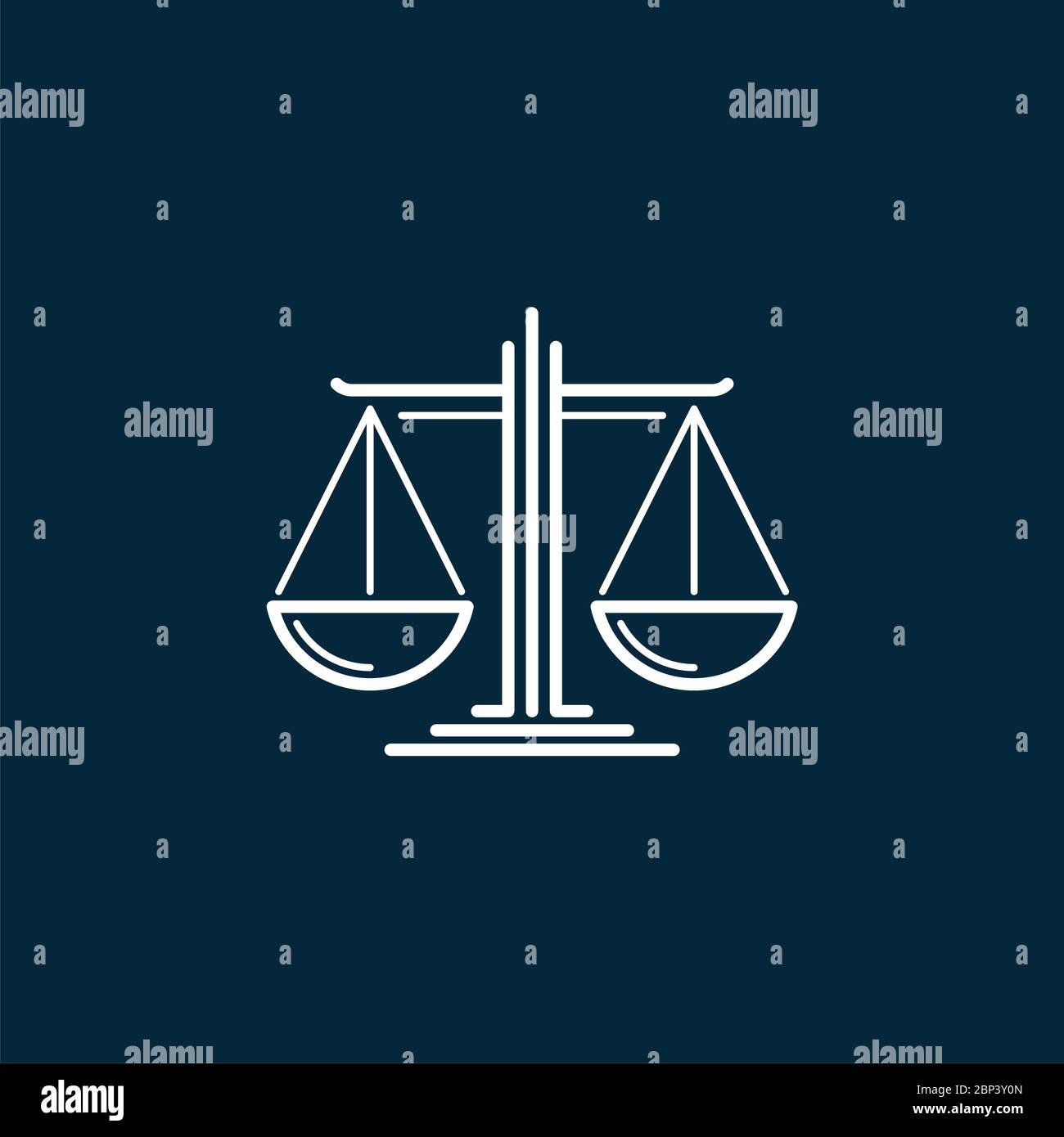 Scale of Justice Logo Template Illustration Design. Vector EPS 10 Stock ...