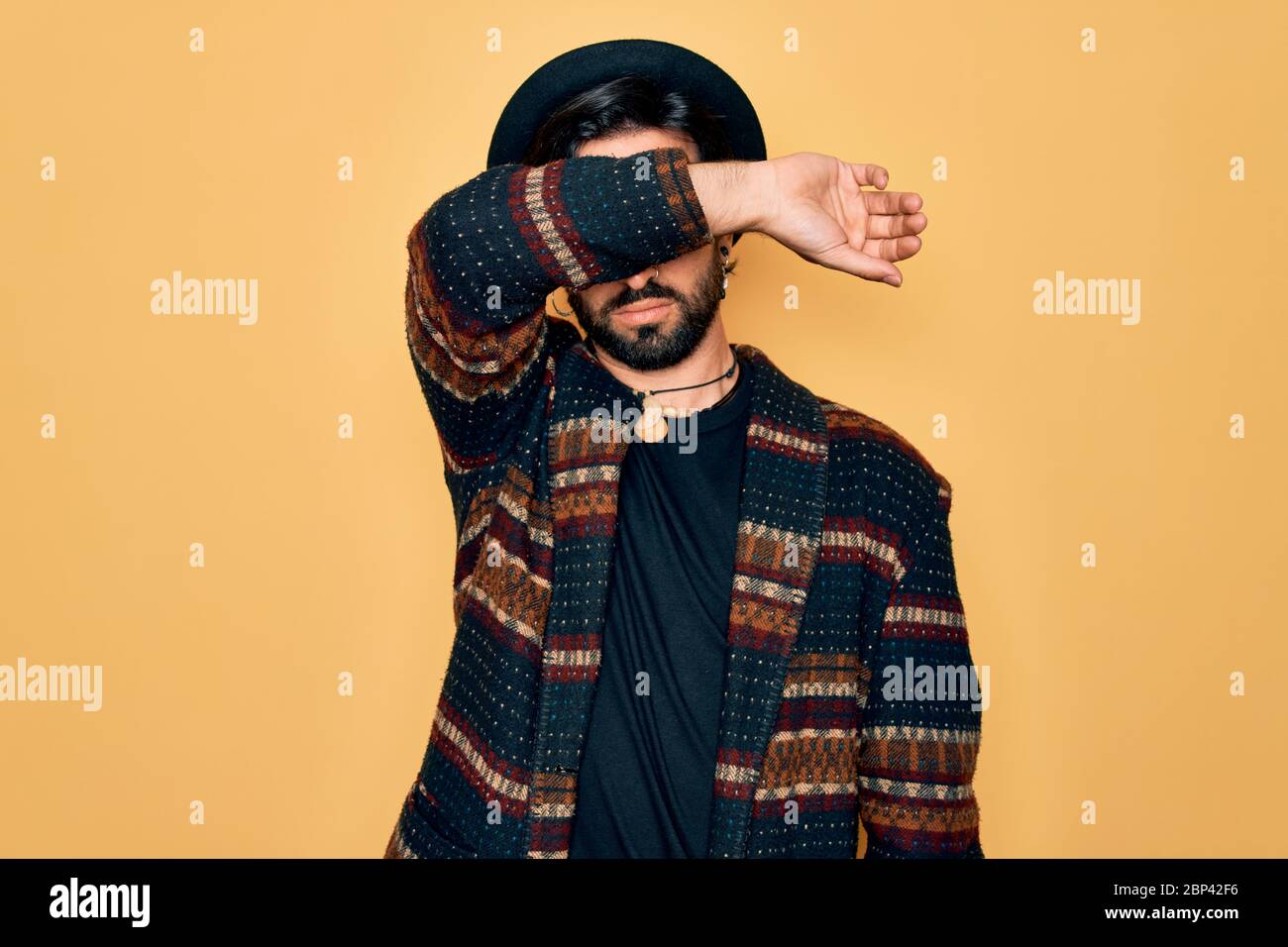 Retro hat covering face hi-res stock photography and images - Page