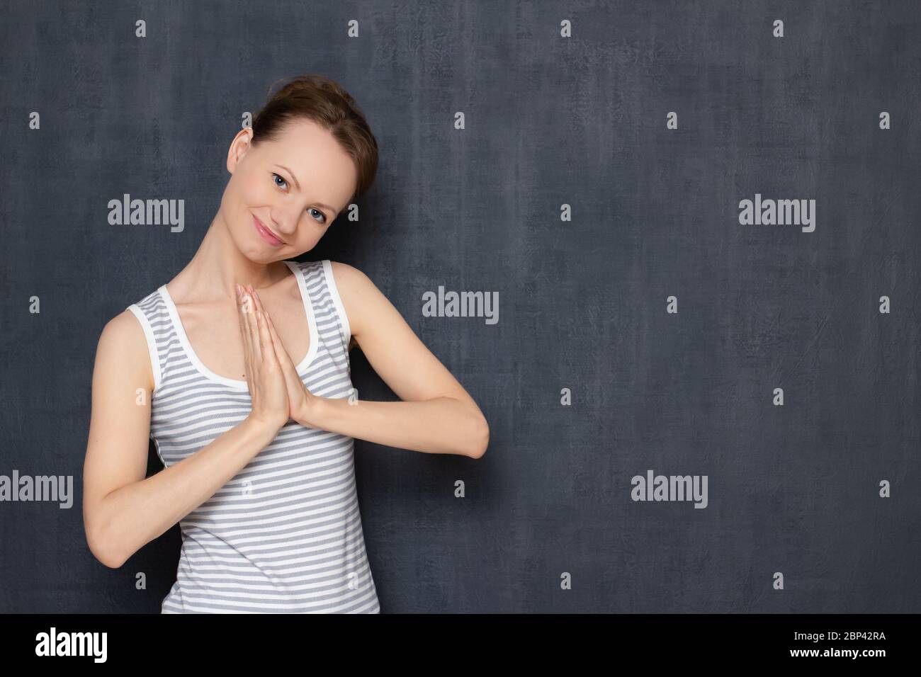 Girl Wearing Tank Top High Resolution Stock Photography And Images Alamy