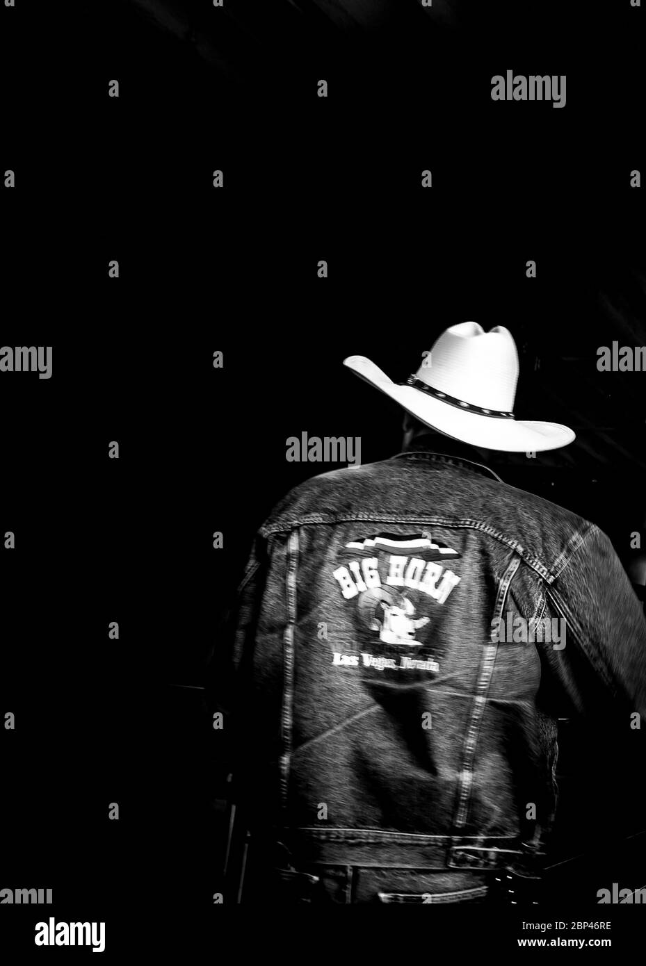 cowboy hat black and white