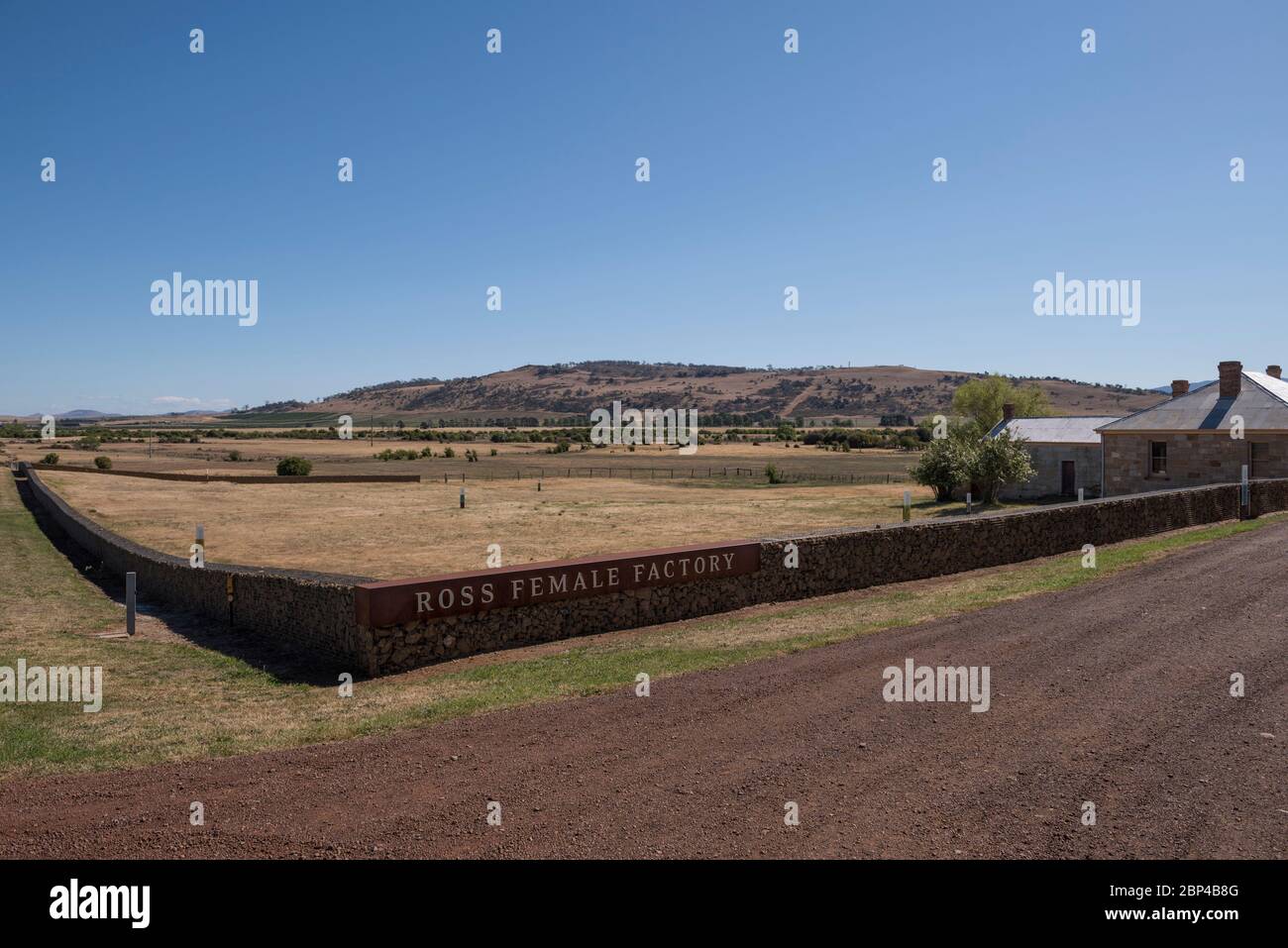 The Ross Female Factory historic site was one of four female factories built in Tasmania, Australia. Stock Photo