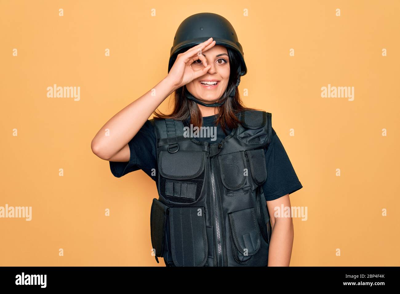 Girl Wearing Army Helmet High Resolution Stock Photography and Images ...