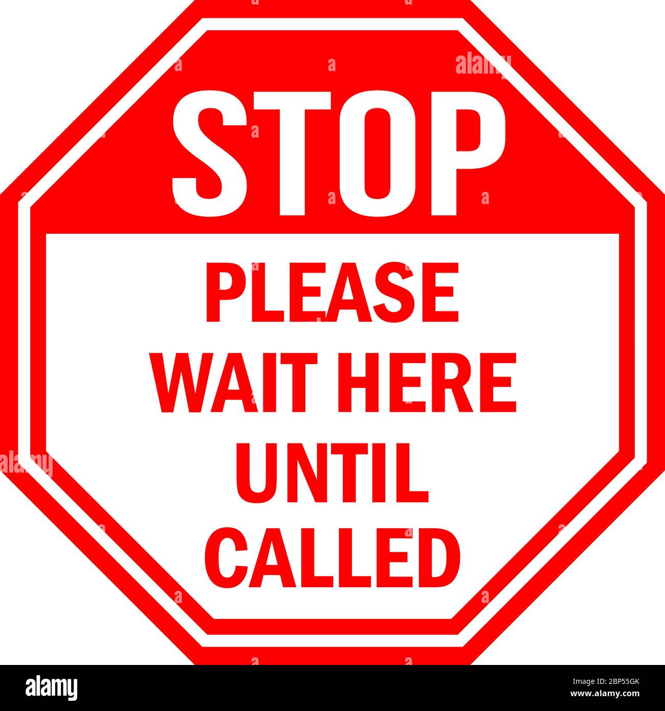 Stop Call wait. Wait here. Please wait until Called. Please waiting Sticker.