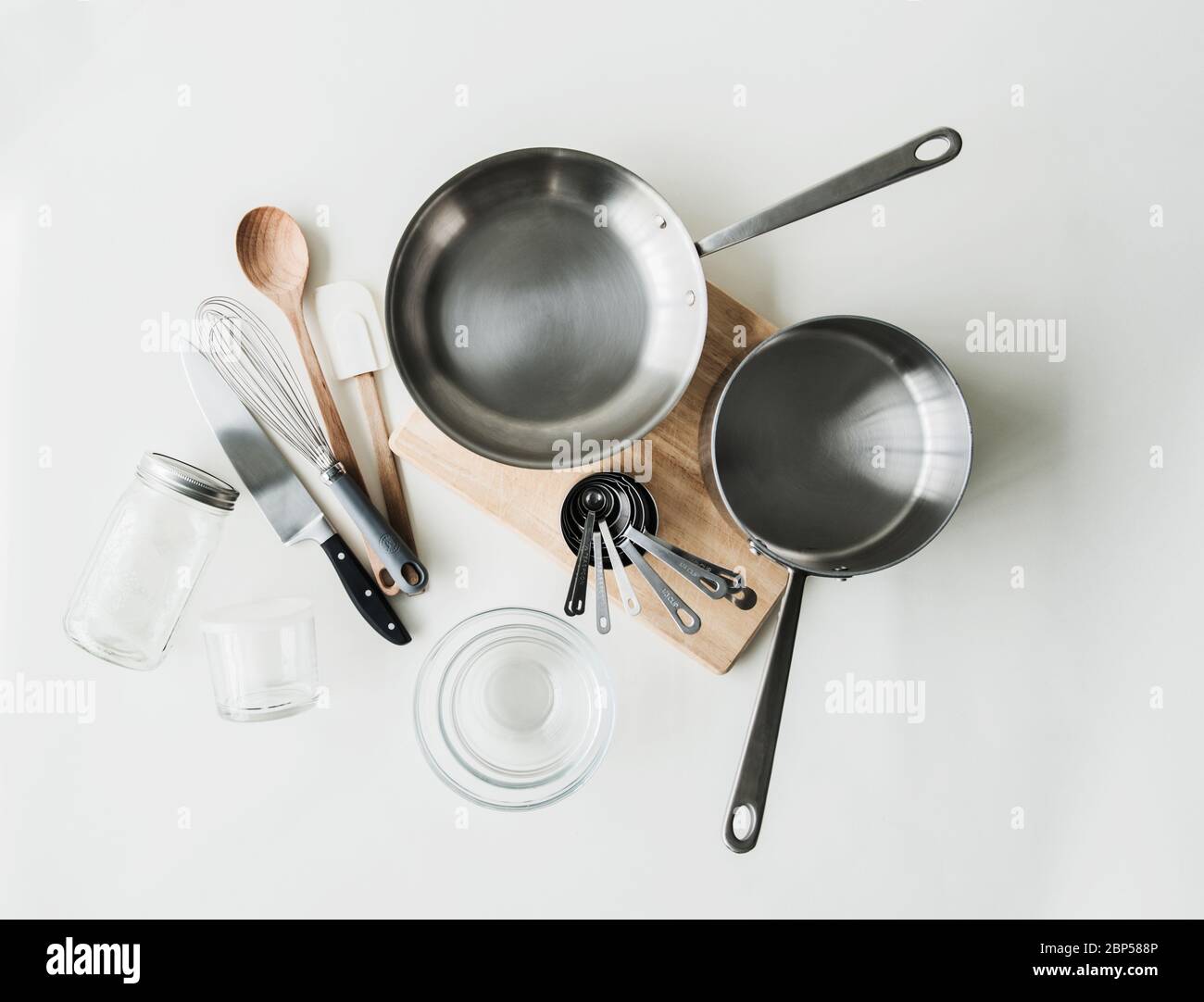 Still life with cookware Stock Photo