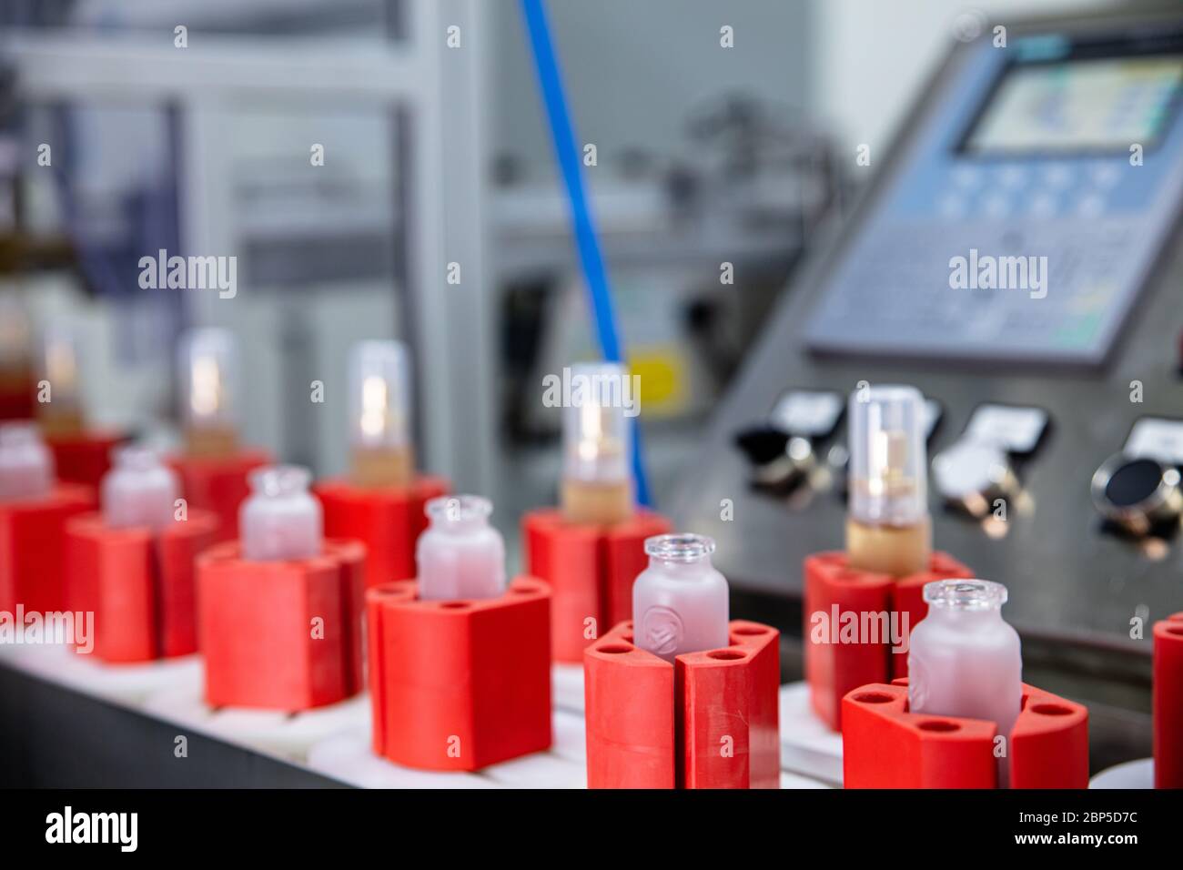 Cosmetic industry equipment and production process Stock Photo Alamy