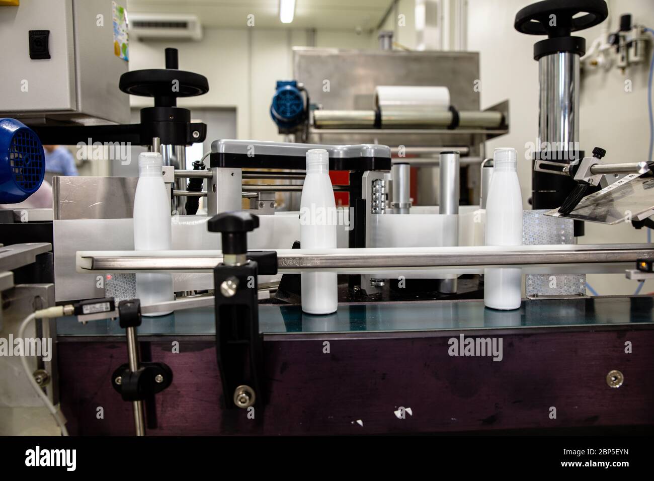 Cosmetic industry equipment and production process Stock Photo Alamy