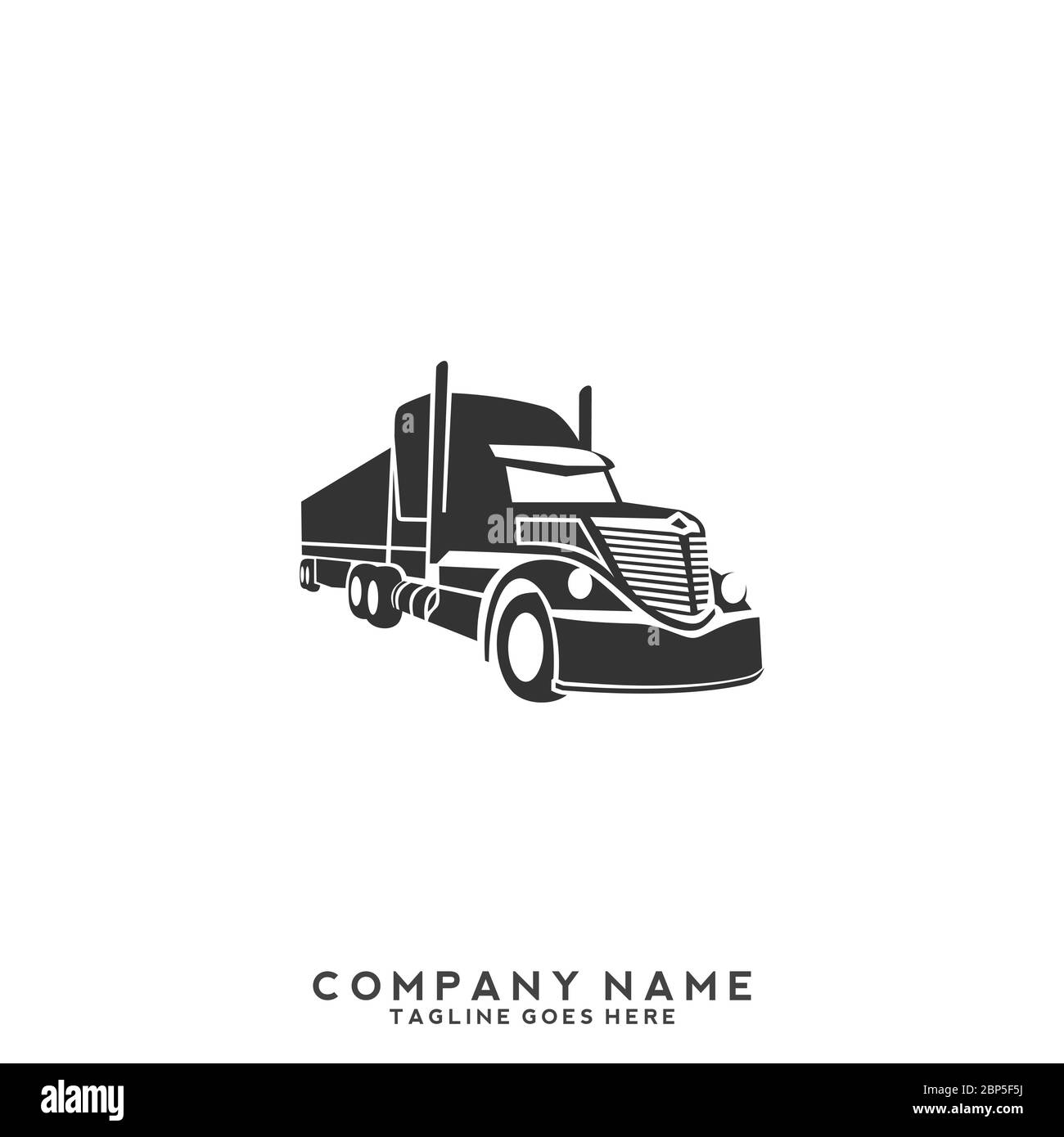 A template of Truck Logo, cargo, delivery, Logistic Stock Vector Image &  Art - Alamy