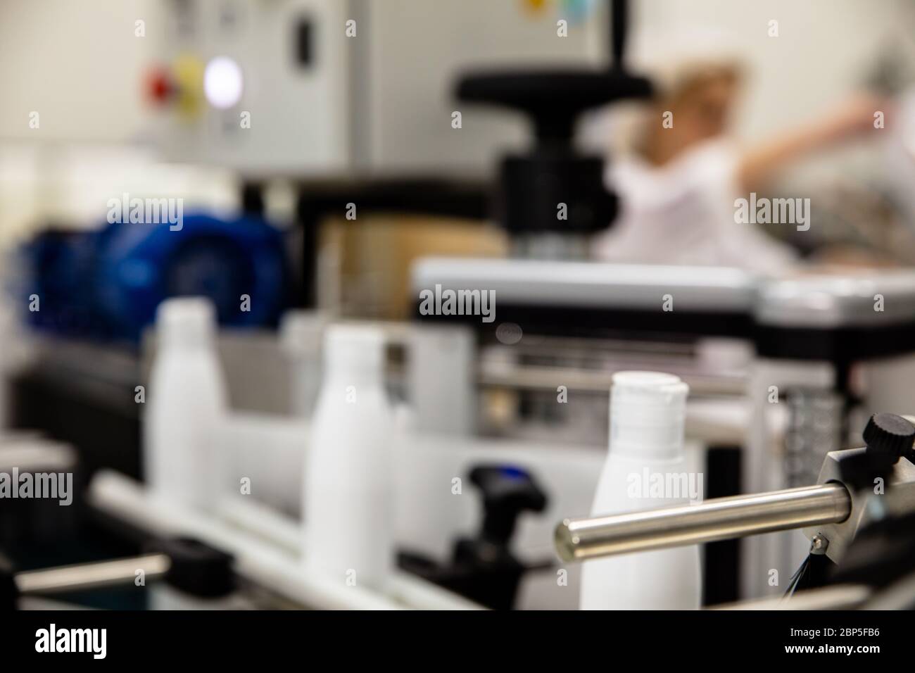 Cosmetic industry equipment and production process Stock Photo Alamy