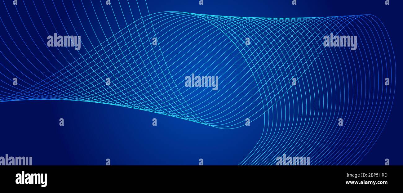 Blue elegant lines, abstract internet technology background Stock Photo ...
