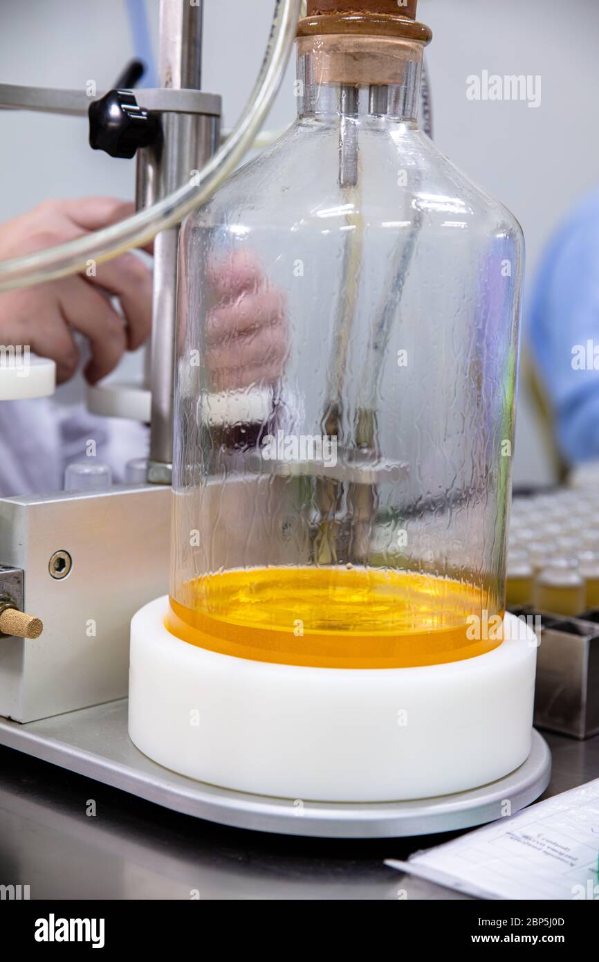 Cosmetic industry equipment and production process Stock Photo Alamy