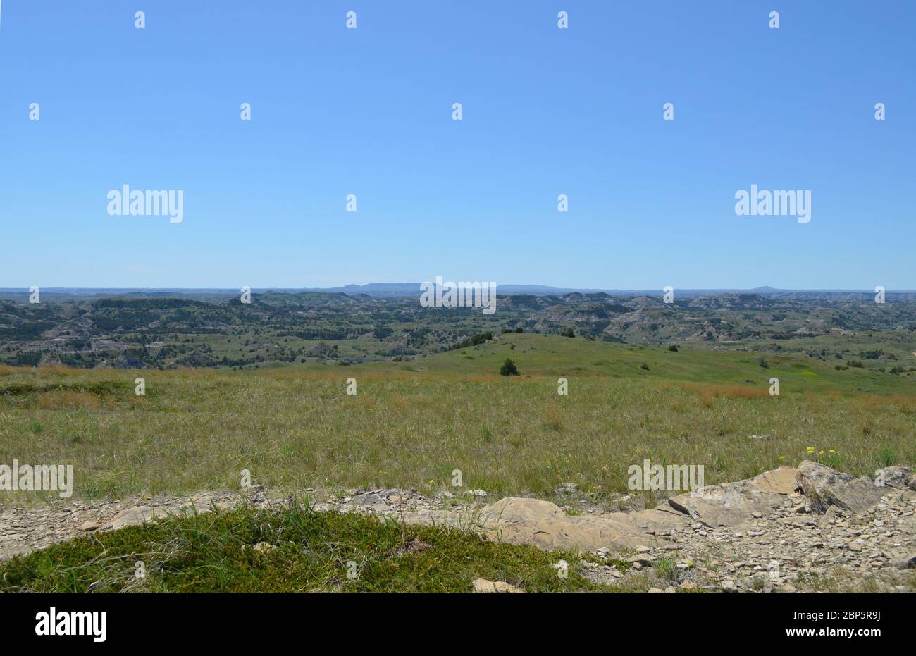 Spring in the North Dakota Badlands: Square & Sentinel Buttes East of ...
