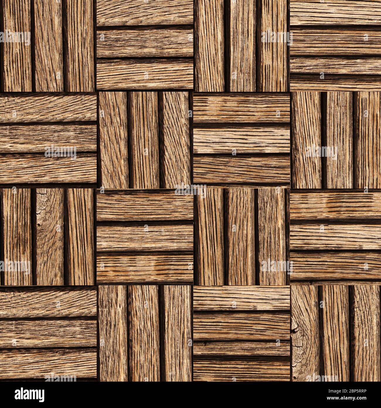 Seamless texture of wooden floor with square elements. Texture of old wood  planks of brown color. Endless texture can be used for wallpaper, pattern f  Stock Photo - Alamy