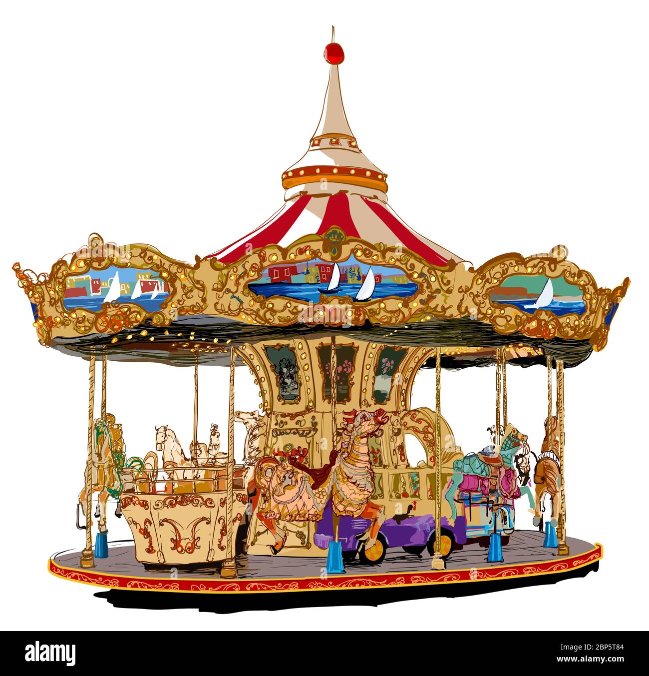 Merry Go Round Vector