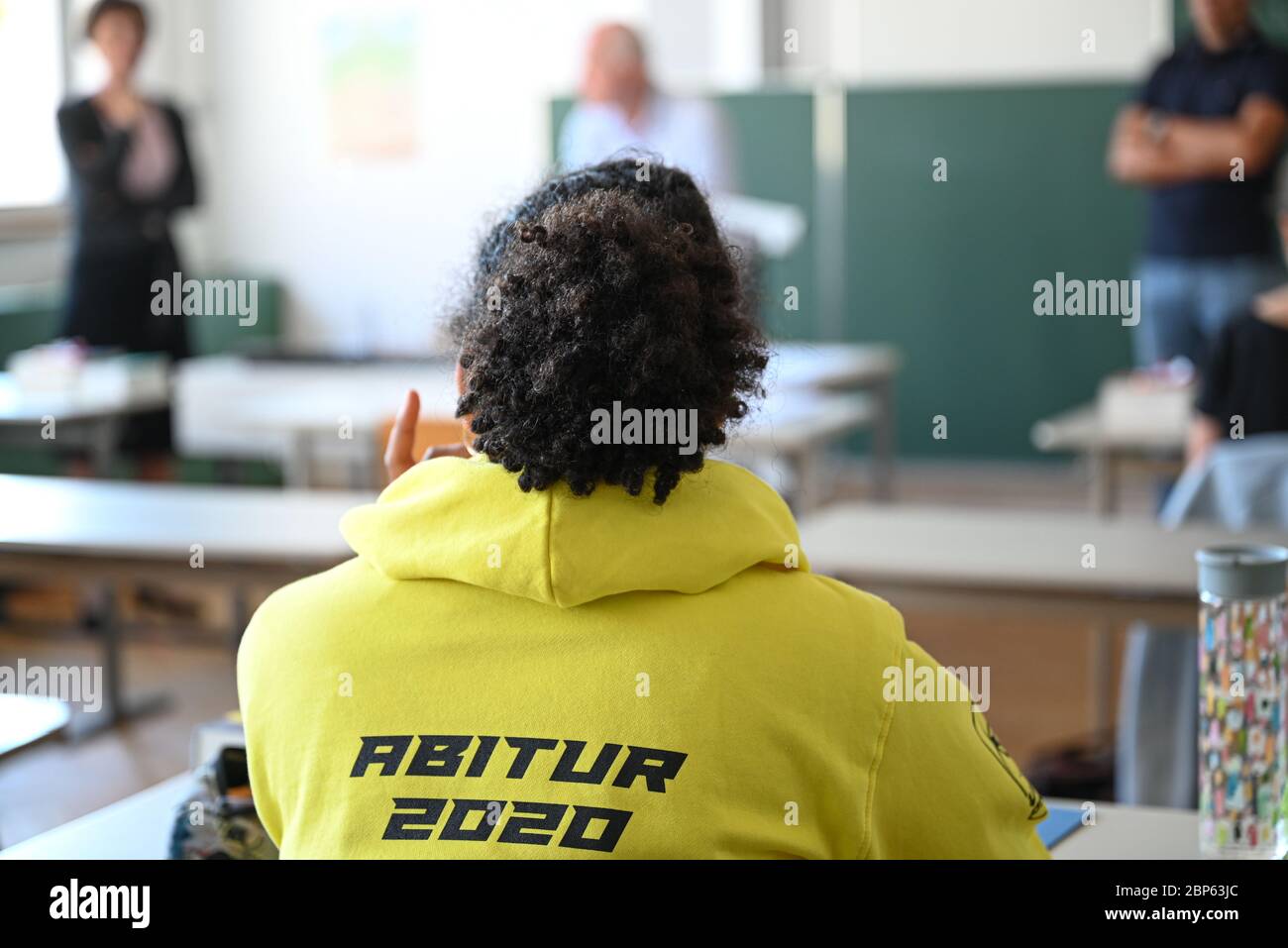 Ravensburg Germany 18th May A Student At The Albert Einstein Gymnasium Is Looking At Abitur