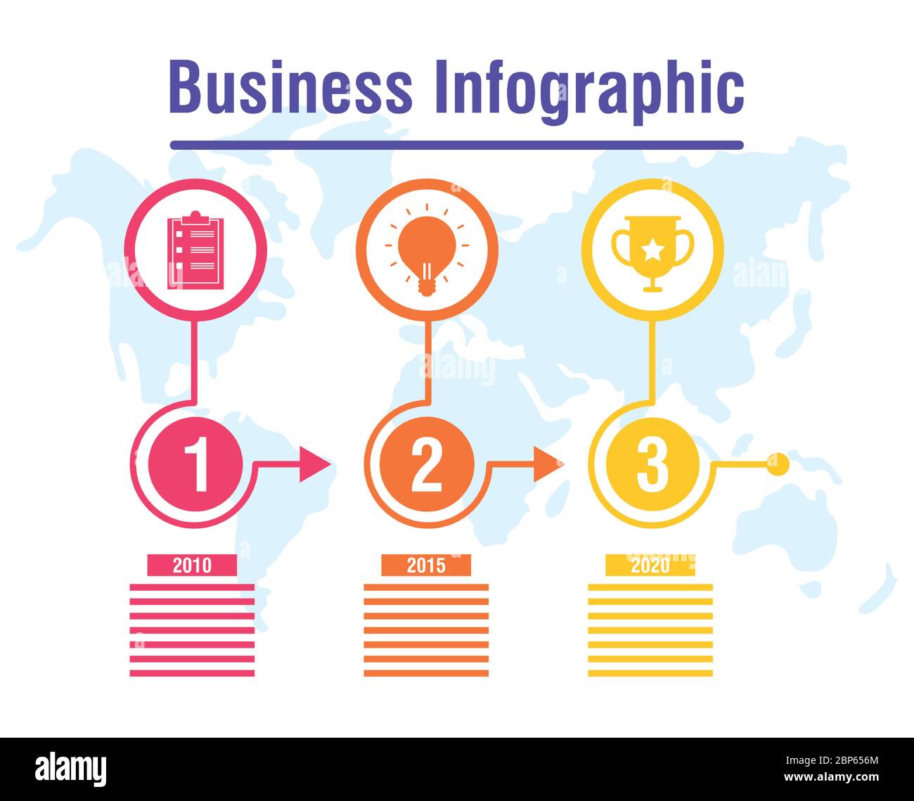 business infographic with numbers icons Stock Vector Image & Art - Alamy