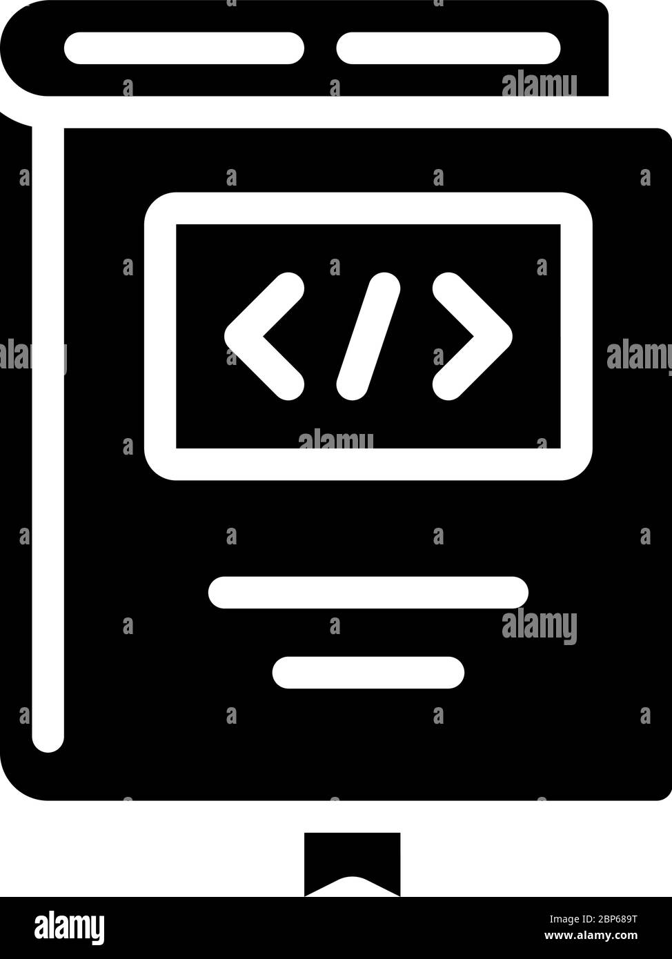 Coding book icon Stock Vector Image & Art - Alamy