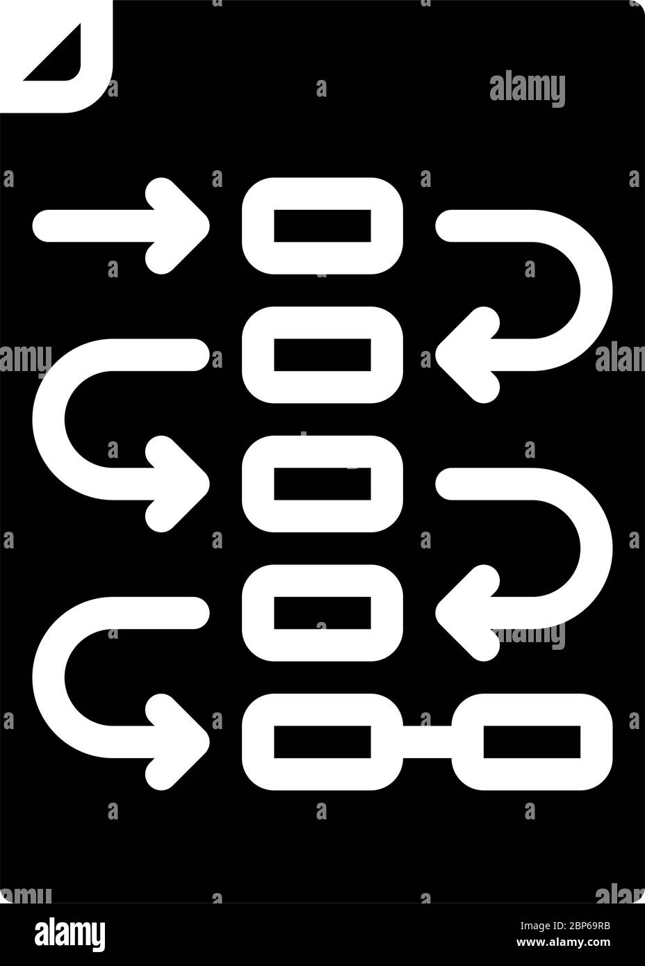 Process document icon Stock Vector Image & Art - Alamy