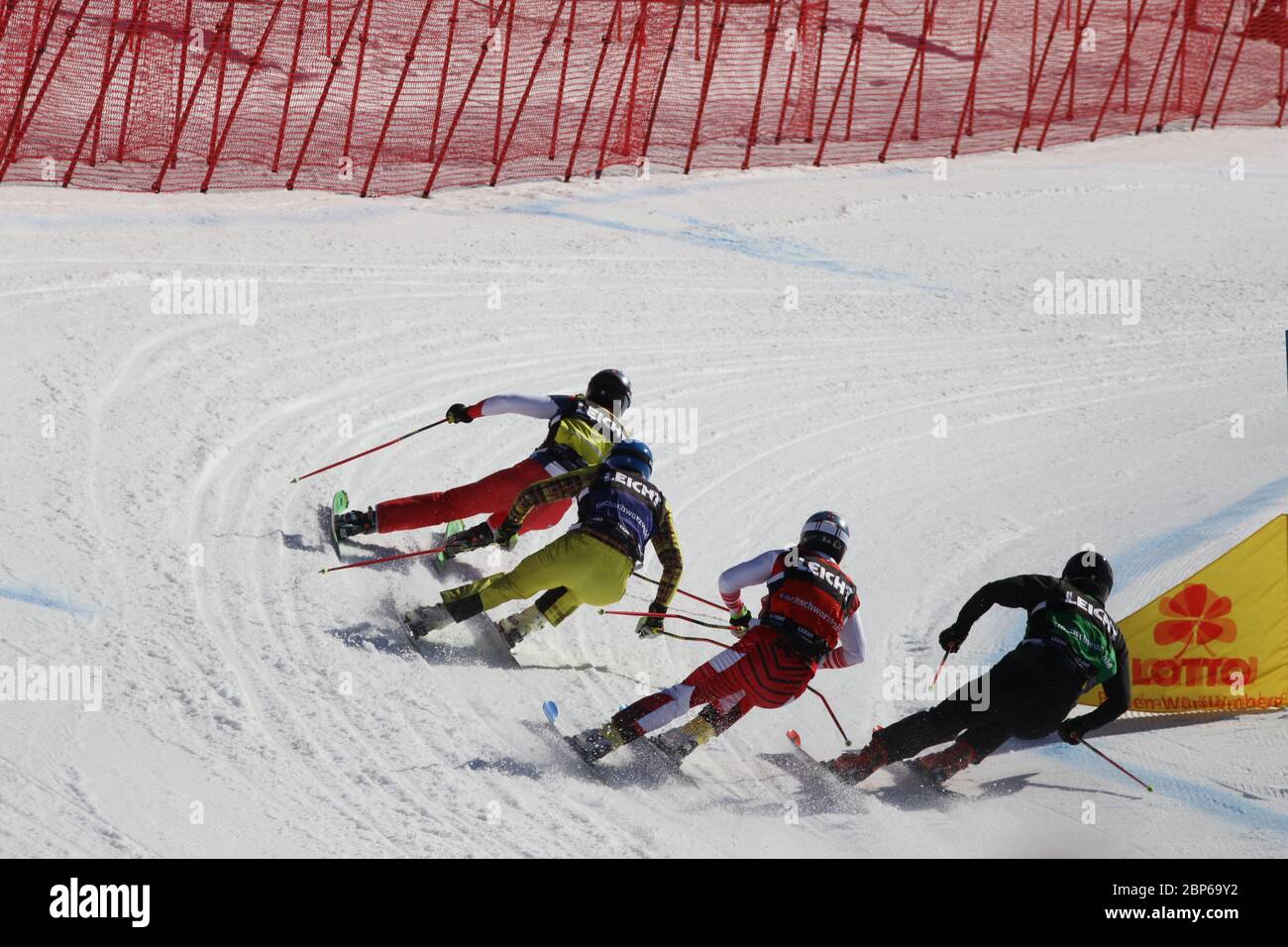 FIS Ski Cross World Cup Feldberg - Day 1 Stock Photo - Alamy