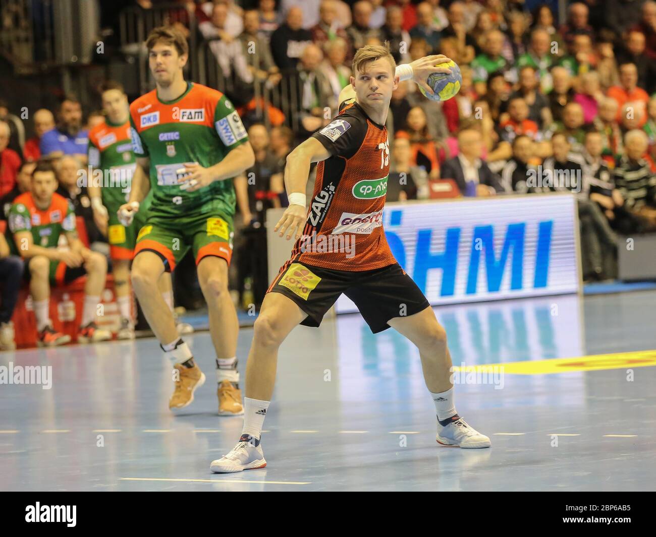 German handball player Timo Kastening, TSV Hannover-Burgdorf Liqui Moly HBL, season 2019-20 Stock Photo