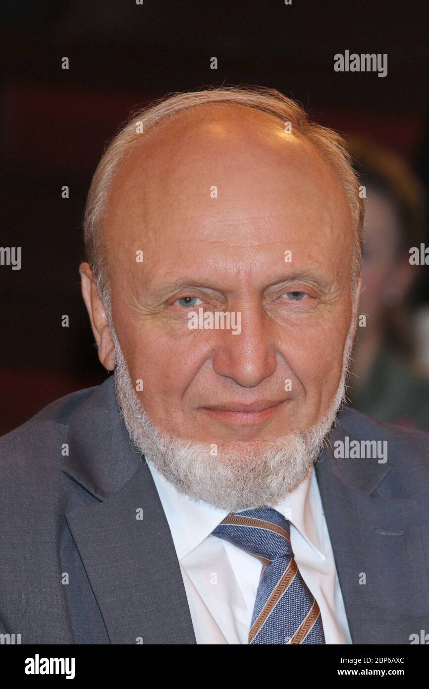 Hans-Werner Sinn,Markus Lanz talk show (recording for the 02.05) from Studio Stahltwiete,Hamburg,30.04.2019 Stock Photo