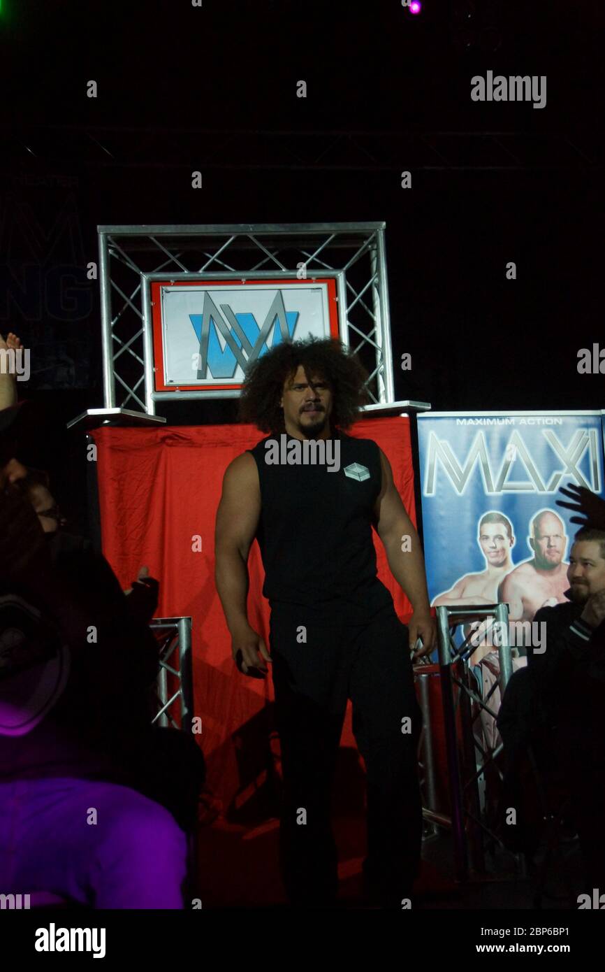 The Maximum Mayhem Event from Maximum Wrestling, Kiel, Germany Stock Photo