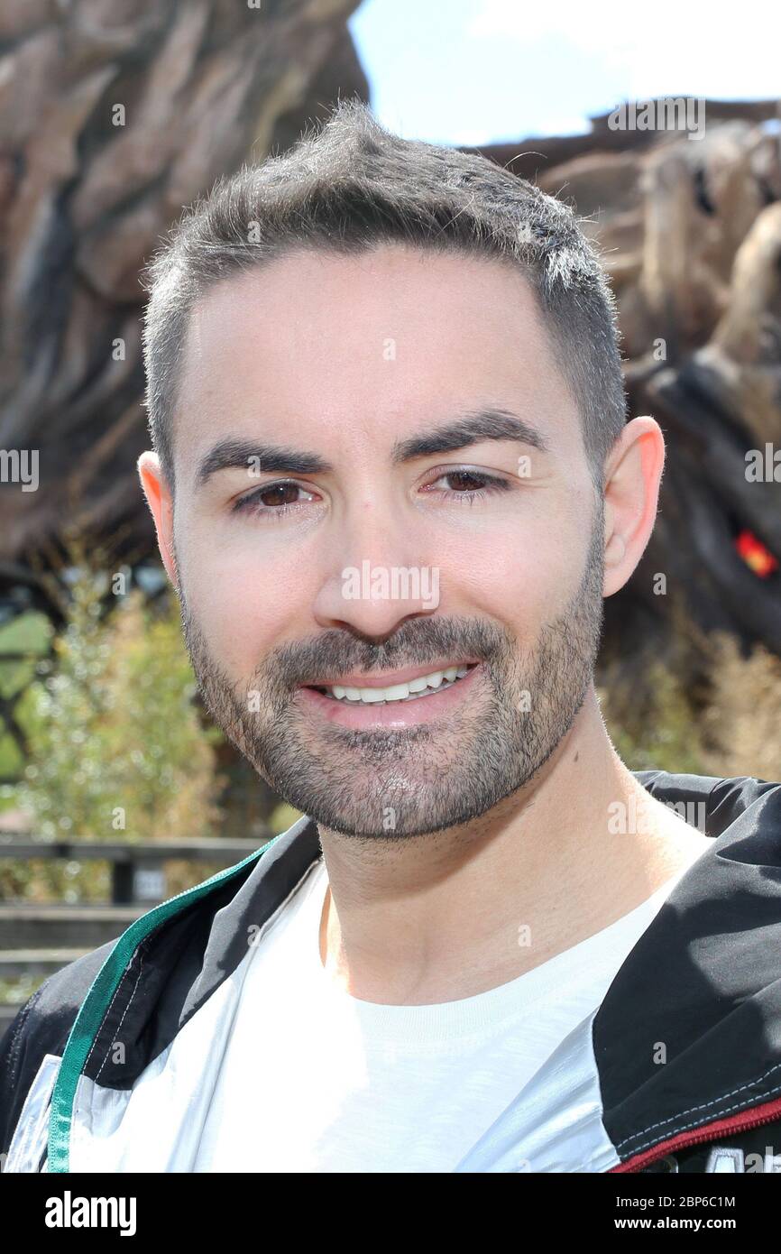 Menderes BagcÄ±,Colossus wooden roller coaster Heide Park Soltau near Hamburg,14.05.2019 (Joey Heindle also had his birthday that day and can spend it in the park with his girlfriend) Stock Photo