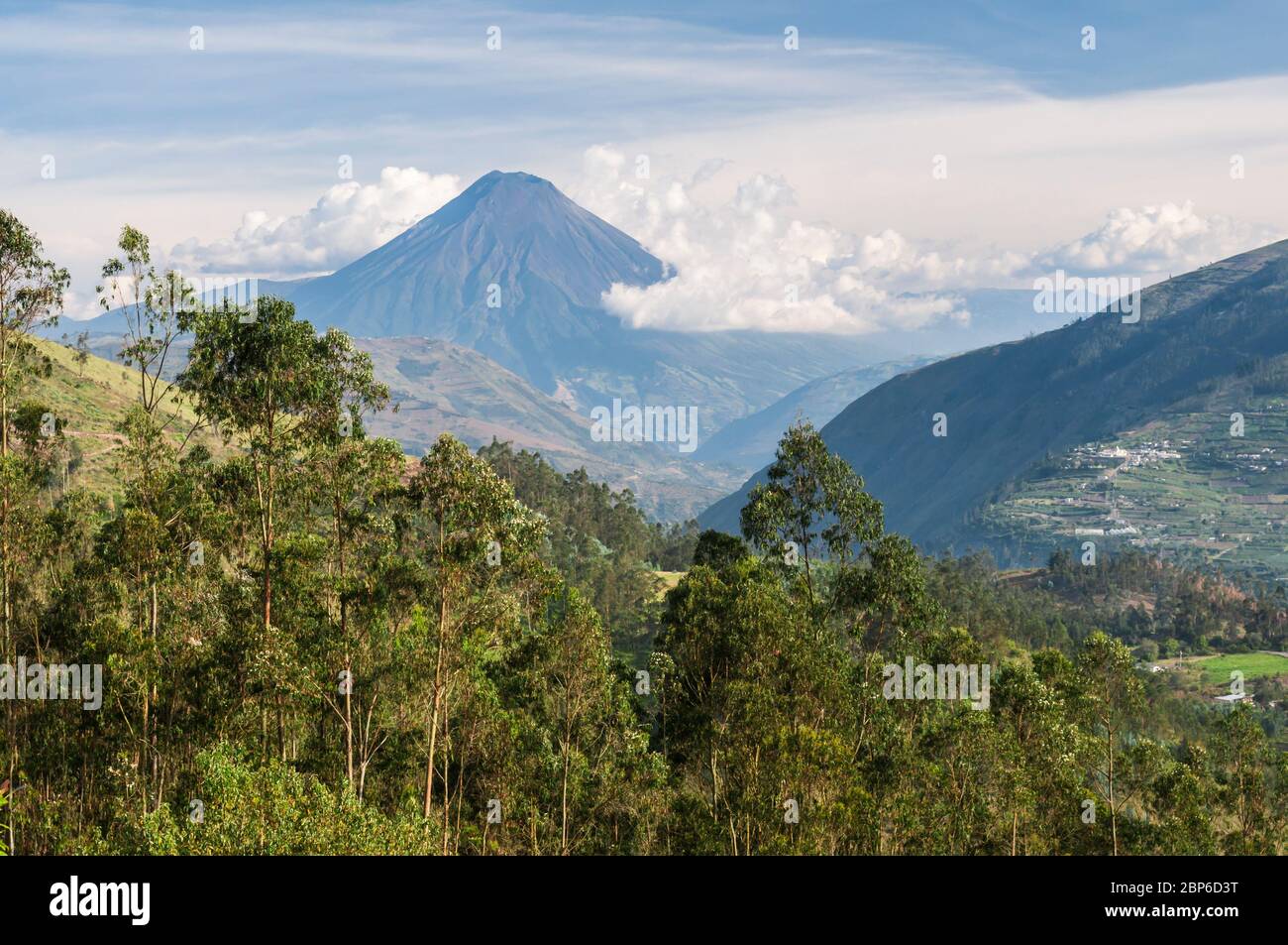 Volcano Tungurahua, Ecuador Stock Photo