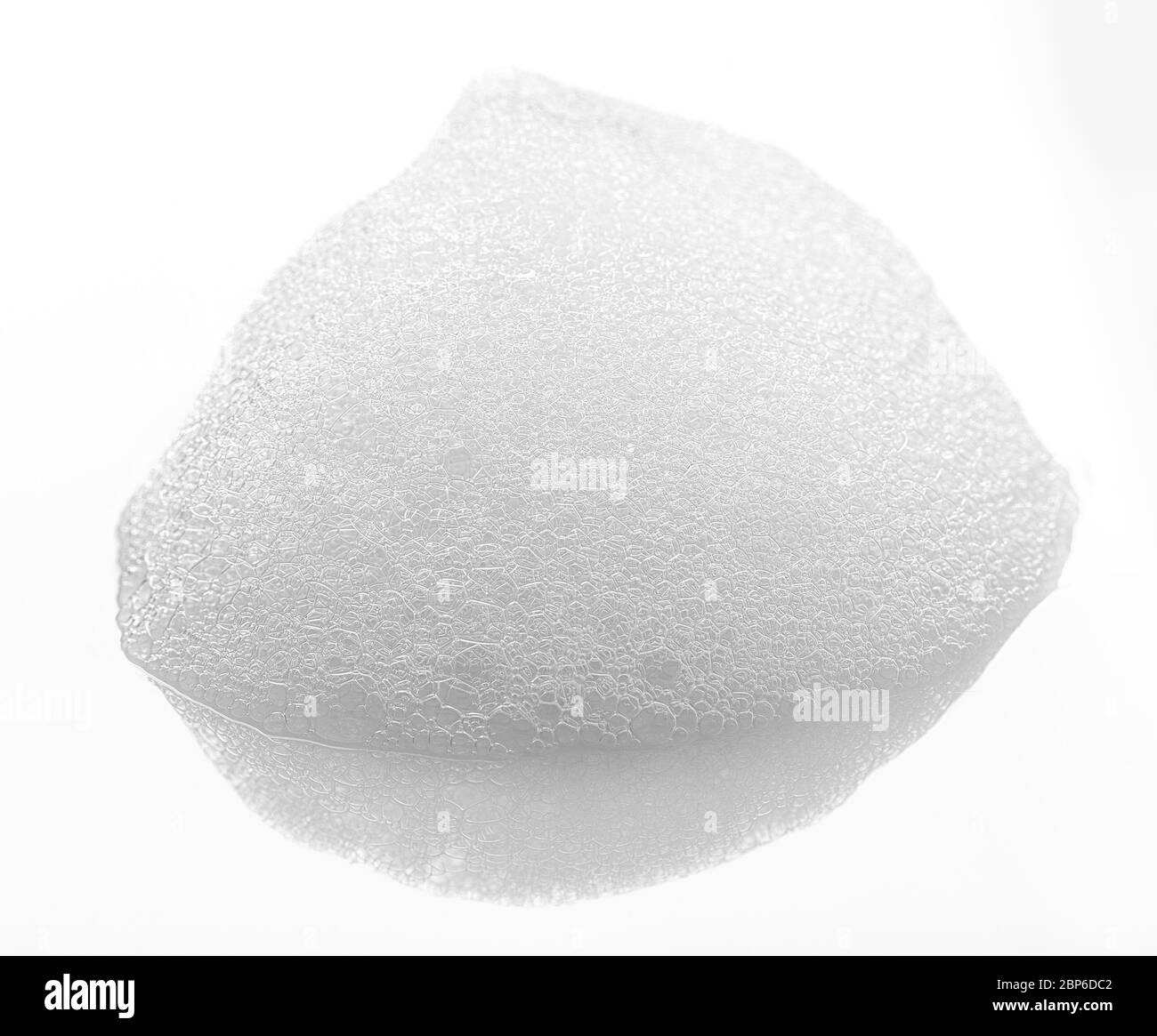 foam soap bubbles isolated on white background Stock Photo - Alamy