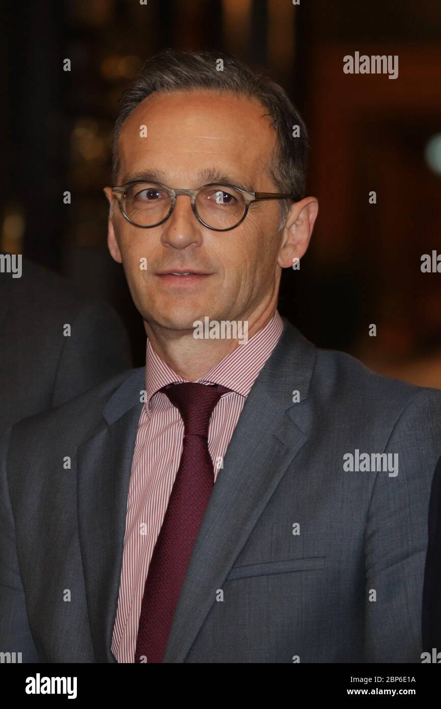 Heiko Maas,Visit of the Lithuanian Minister of Foreign Affairs,Hamburg City Hall,21.05.2019 Stock Photo