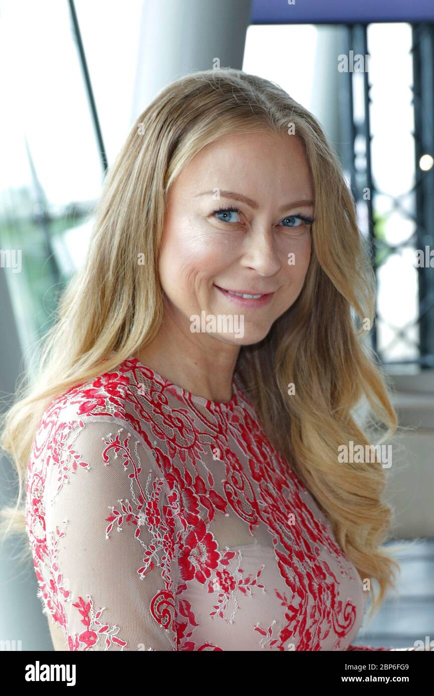 Jenny Elvers,Ladies Lunch for the German Stroke Aid Foundation at the Hotel Le Meridien,Hamburg,04.06.2019 Stock Photo