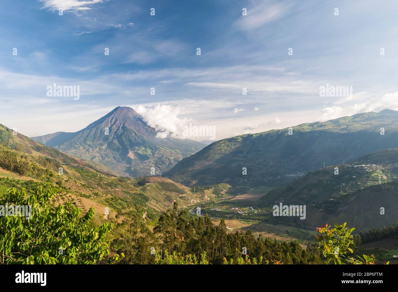 Volcano Tungurahua, Ecuador Stock Photo