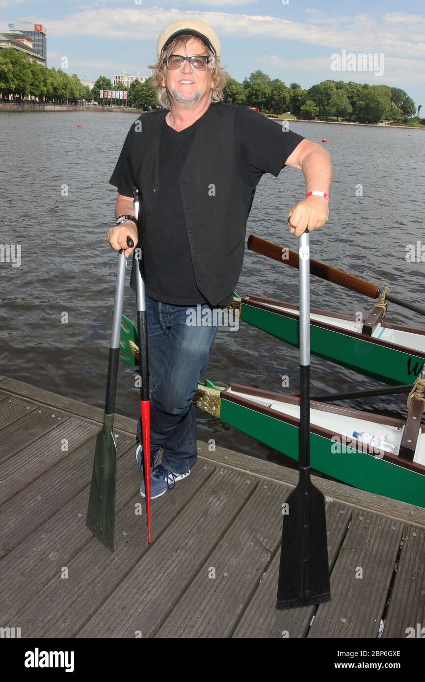 Martin Krug,Dragon Boat Race of the Michael Stich Foundation,Alexa am Alster,Hamburg,14.06.2019 Stock Photo