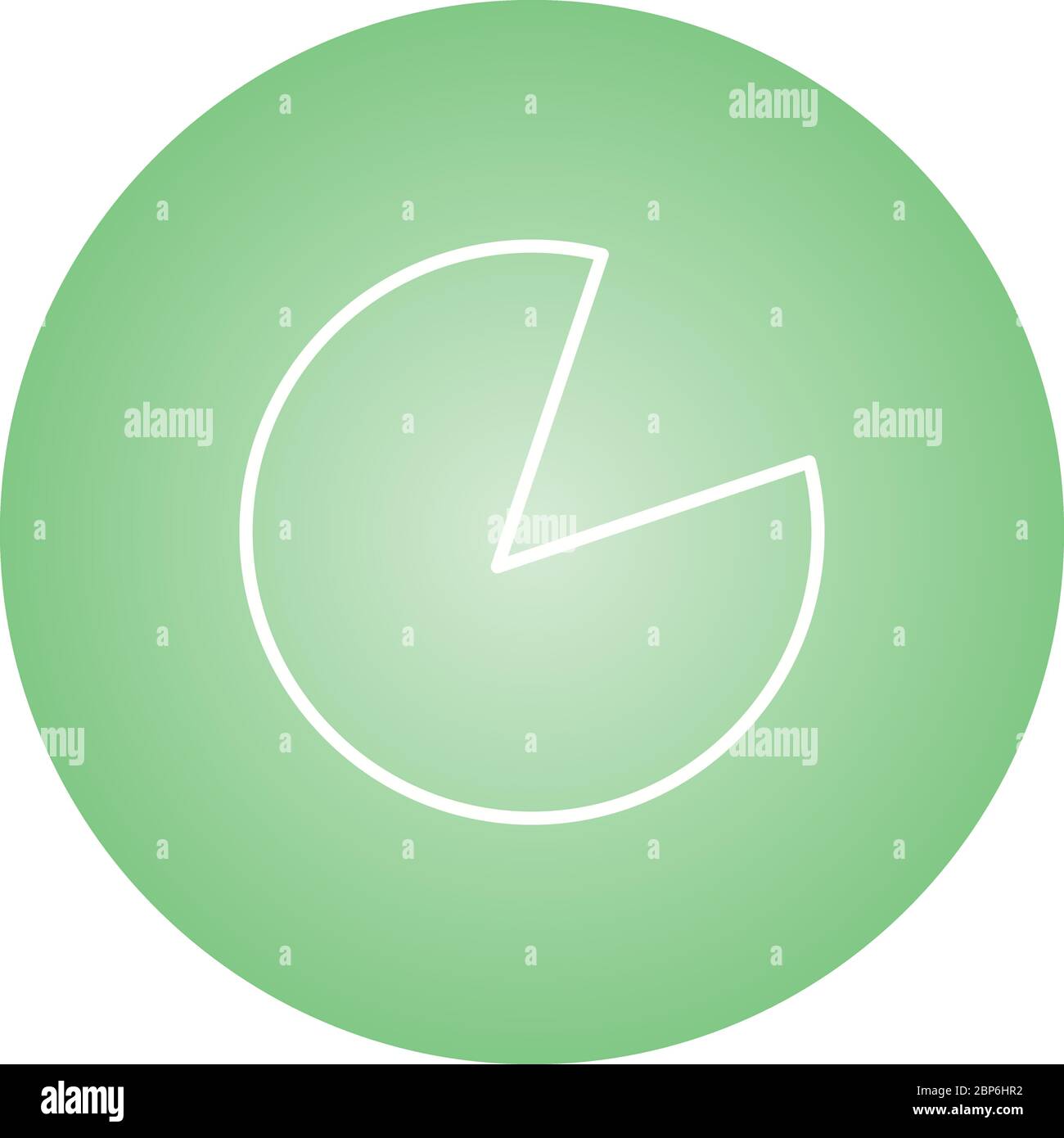 Beautiful Pie Chart Line Vector Icon Stock Vector Image & Art - Alamy